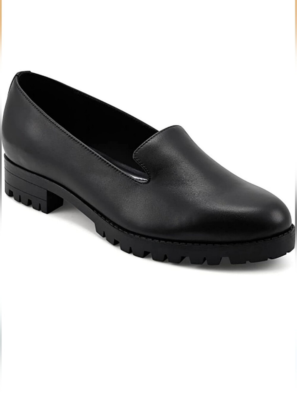 New Easy Spirit Geneva Slip-ons Black Leather Size 9